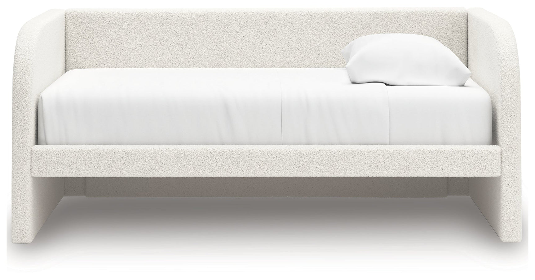 Arloster Tan/White Twin Upholstered Day Bed (Online Special Price) - Ornate Home