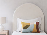Arloster Tan/White Twin Upholstered Panel Bed (Online Special Price) - Ornate Home