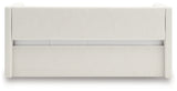 Arloster White/Tan Full Upholstered Day Bed, Dresser and Mirror (Online Special Price) - Ornate Home