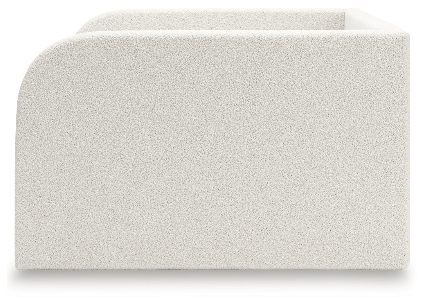 Arloster White/Tan Full Upholstered Day Bed, Dresser and Mirror - Ornate Home