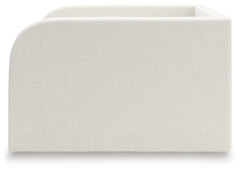 Arloster White/Tan Full Upholstered Day Bed, Dresser and Mirror - Ornate Home