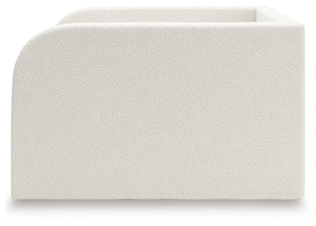 Arloster White/Tan Full Upholstered Day Bed, Dresser and Mirror - Ornate Home