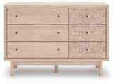 Arloster White/Tan Twin Day Bed with Storage, Dresser and Nightstand - Ornate Home
