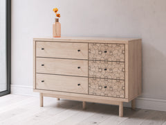 Arloster White/Tan Twin Day Bed with Storage, Dresser and Nightstand - Ornate Home