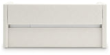 Arloster White/Tan Twin Upholstered Day Bed, Dresser and Mirror (Online Special Price) - Ornate Home