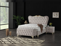 Armada Cream Bench - Ornate Home