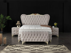 Armada Cream Bench - Ornate Home