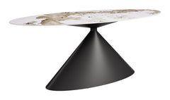 Armana White & Brown Dining Table - Ornate Home