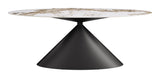 Armana White & Brown Dining Table - Ornate Home