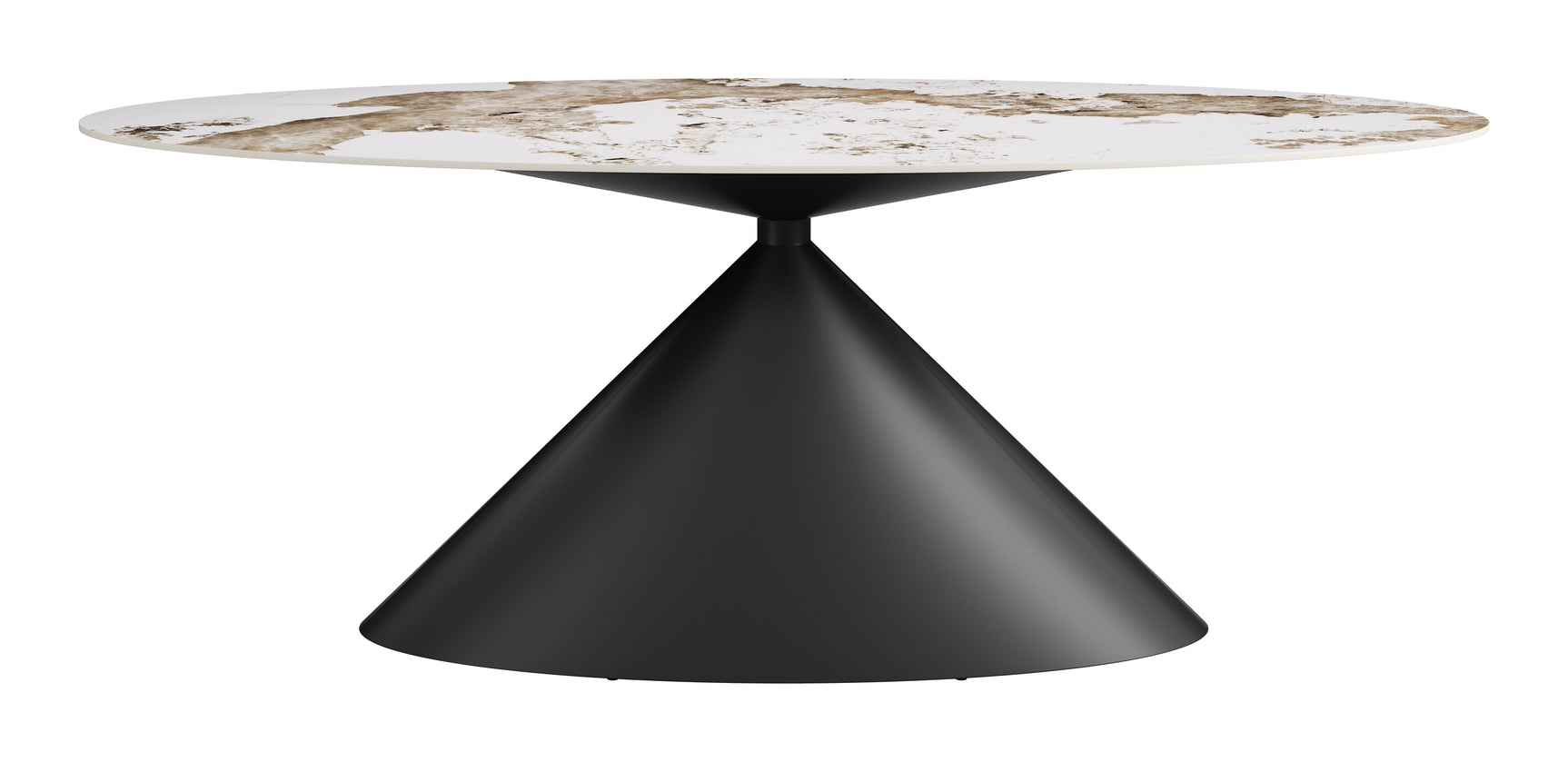 Armana White & Brown Dining Table - Ornate Home