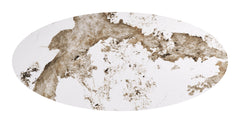 Armana White & Brown Dining Table - Ornate Home
