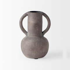 Armani Brown-Gray Double Ear Vase - Ornate Home