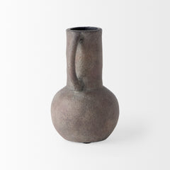 Armani Brown-Gray Double Ear Vase - Ornate Home