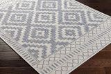 Armen Cream&Blue Outdoor Rug - Ornate Home