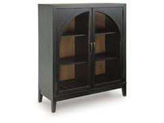 Armenleigh Black/Brown Bar Cabinet - Ornate Home