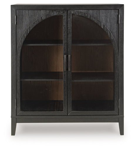 Armenleigh Black/Brown Bar Cabinet - Ornate Home