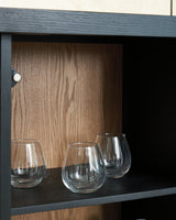 Armenleigh Black/Brown Bar Cabinet - Ornate Home