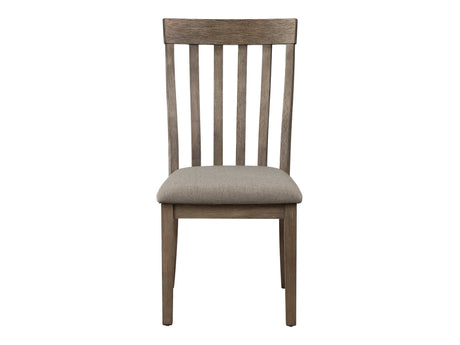 Armhurst Gray/Wire Brushed Brown Side Chair (Set of 2) - Ornate Home