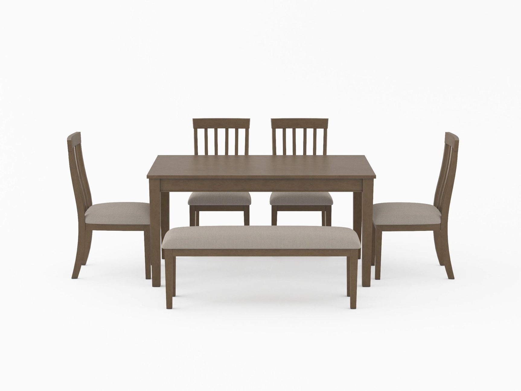 Armhurst Wire Brushed Brown Dining Table - Ornate Home