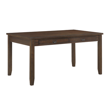 Armhurst Wire Brushed Brown Dining Table - Ornate Home