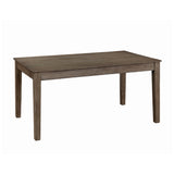 Armhurst Wire-Brushed Brown/Gray 5-Piece Dining Table Set - Ornate Home