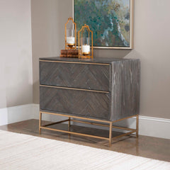 Armistead Dark Walnut Drawer Chest - Ornate Home