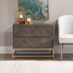 Armistead Dark Walnut Drawer Chest - Ornate Home