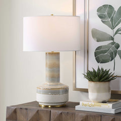 Armitage Multicolor Textured Table Lamp - Ornate Home