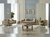 Armoni Beige 3-pieces (Sofa & Loveseat & Chair) Living Room Set