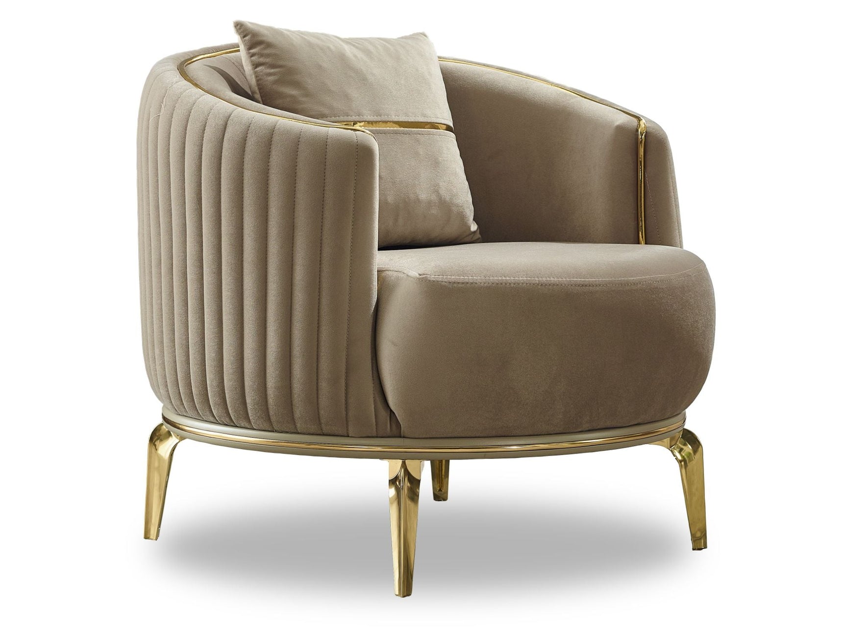 Armoni Beige 3-pieces (Sofa & Loveseat & Chair) Living Room Set