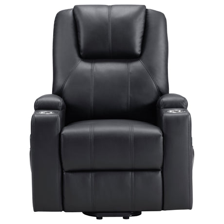 Armstrong Black Power Lift Recliner - Ornate Home