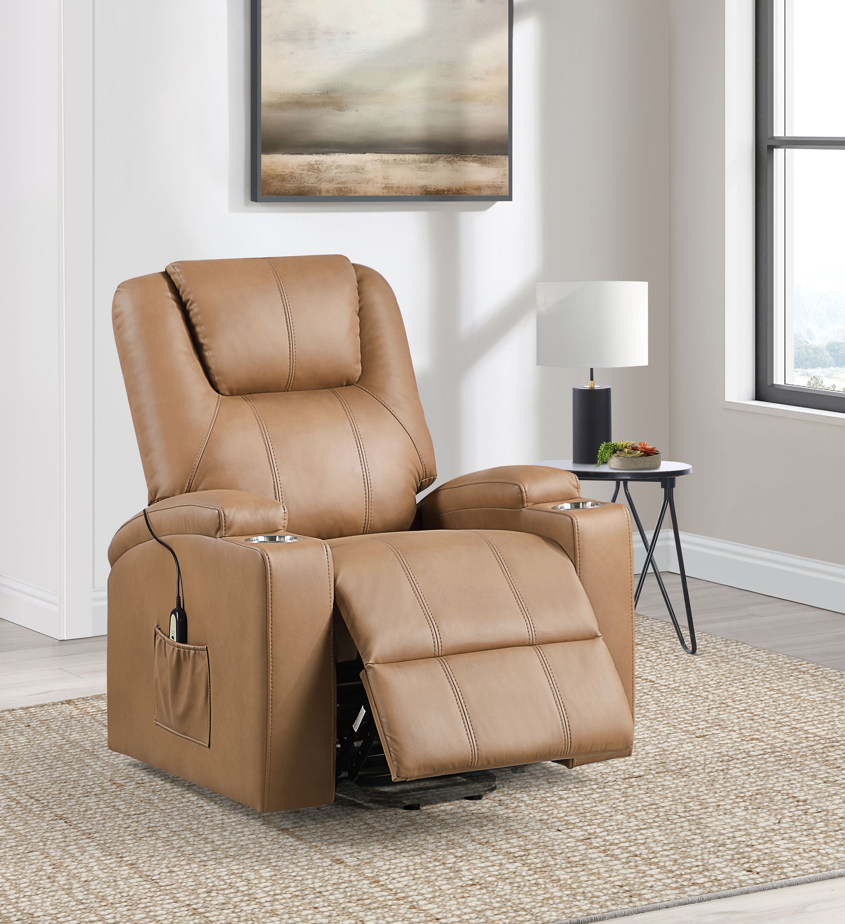 Armstrong Camel Power Lift Recliner - Ornate Home