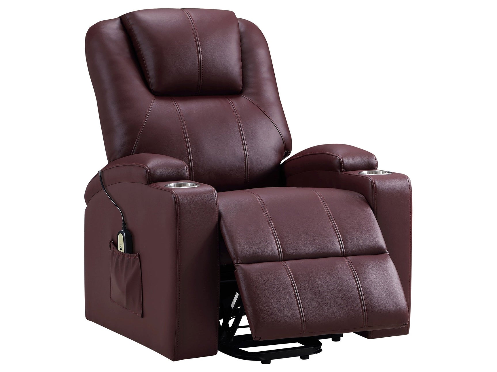 Armstrong Wine Power Lift Recliner - Ornate Home