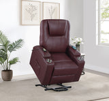 Armstrong Wine Power Lift Recliner - Ornate Home