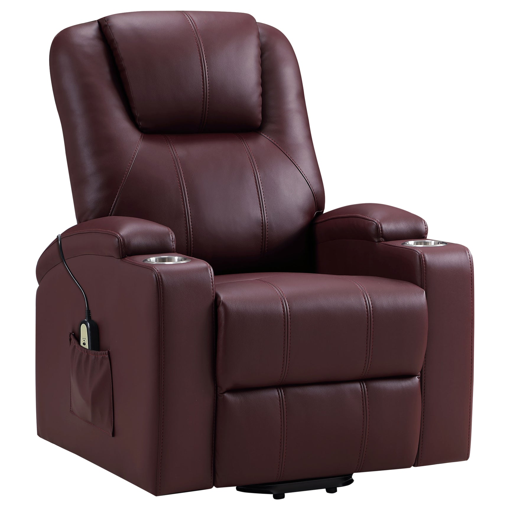 Armstrong Wine Power Lift Recliner - Ornate Home