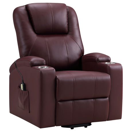 Armstrong Wine Power Lift Recliner - Ornate Home