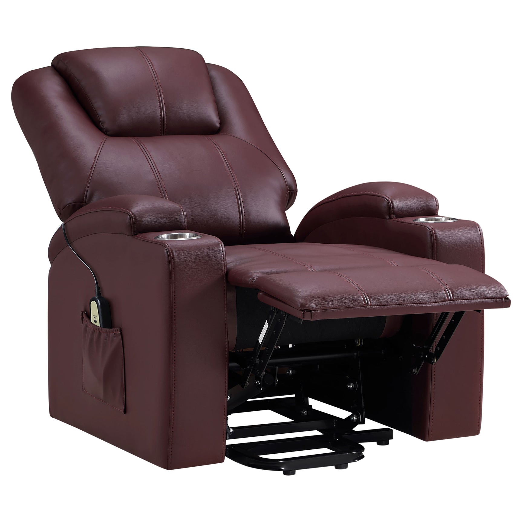 Armstrong Wine Power Lift Recliner - Ornate Home