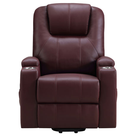 Armstrong Wine Power Lift Recliner - Ornate Home