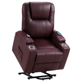 Armstrong Wine Power Lift Recliner - Ornate Home