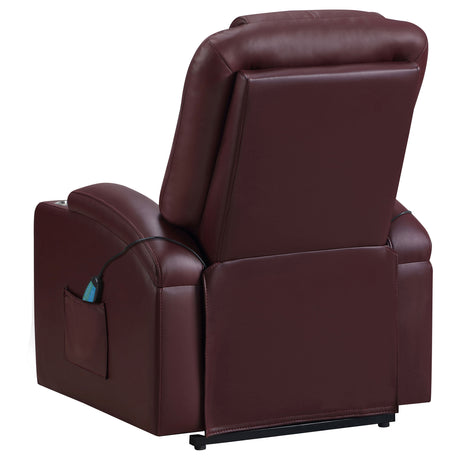 Armstrong Wine Power Lift Recliner - Ornate Home