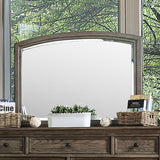 Armus Wire-Brushed Gray Mirror - Ornate Home