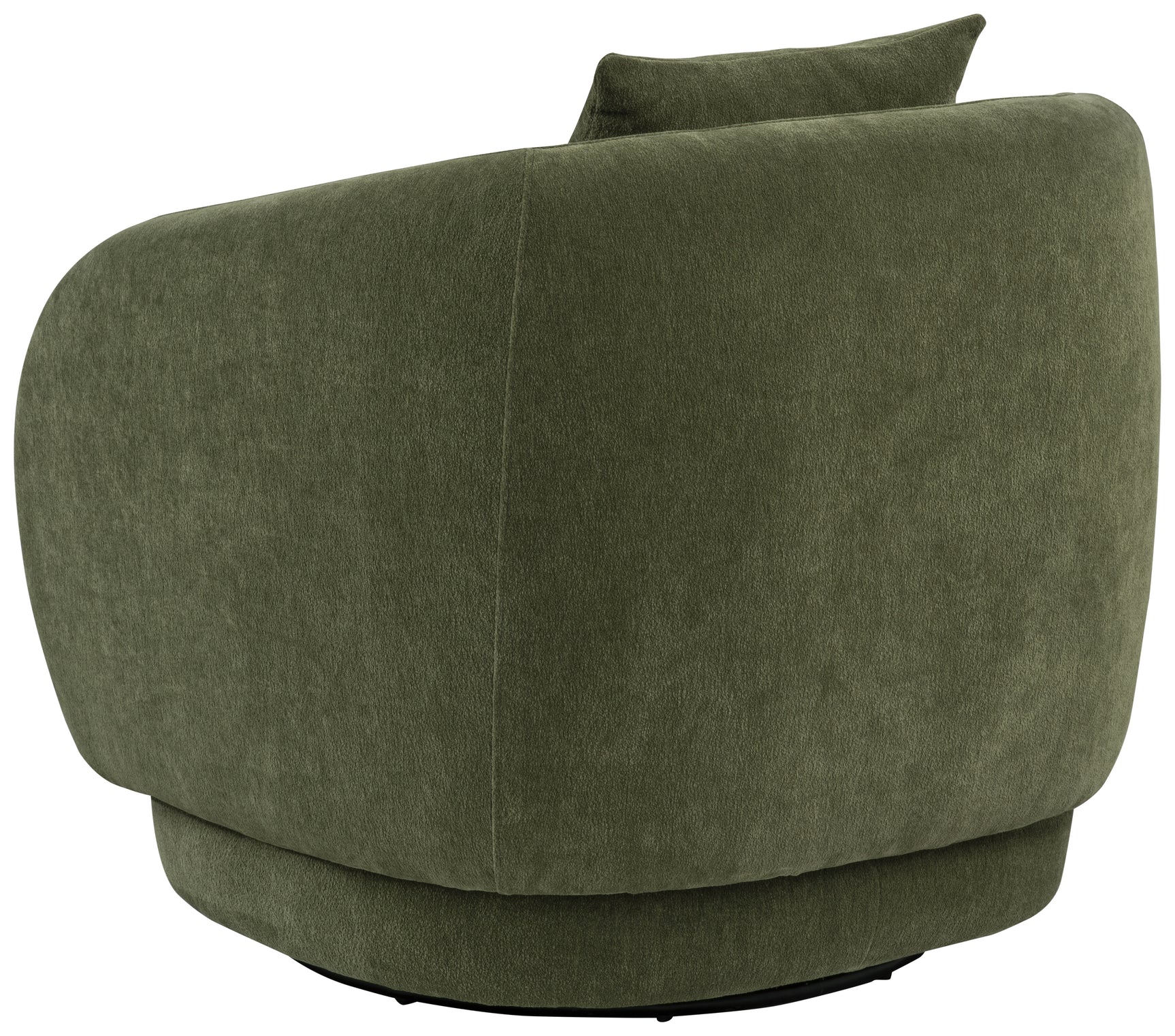 Arnaud Green Chenille Upholstered Swivel Accent Chair - Ornate Home