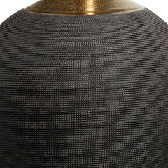 Arnav Matte Black Bottles (Set of 2) - Ornate Home