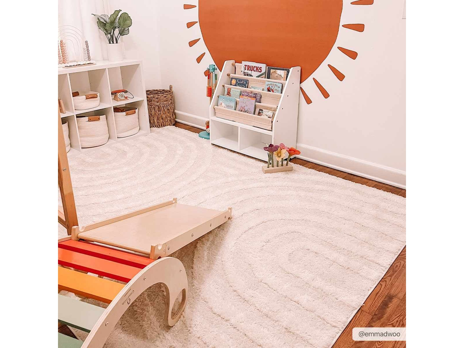 Arnel Cream Area Rug - Ornate Home