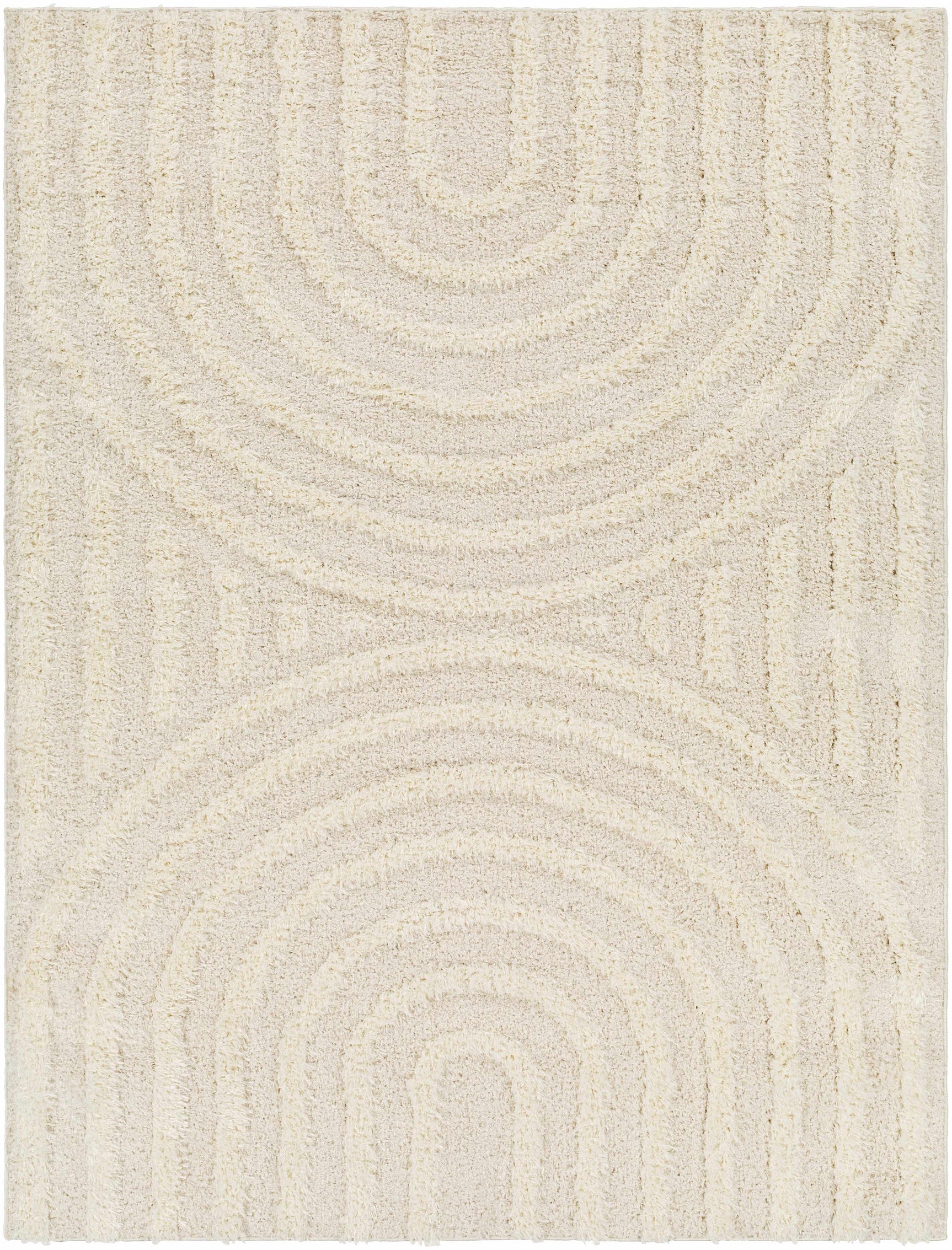 Arnel Cream Area Rug - Ornate Home