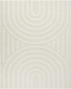 Arnel Cream Area Rug - Ornate Home