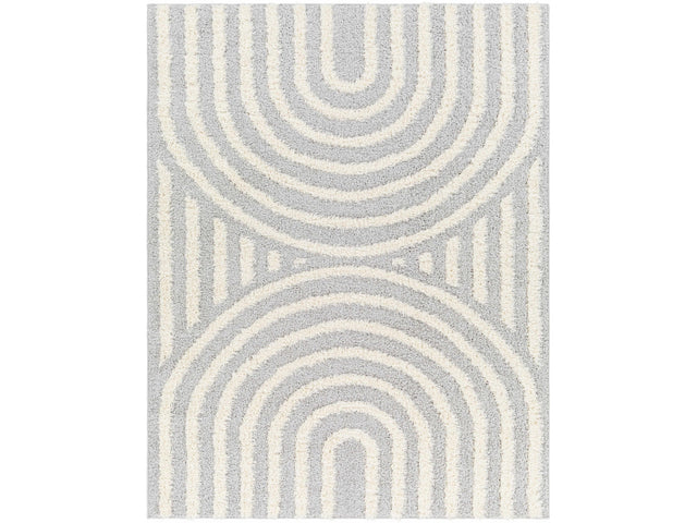 Arnel Gray & Beige Area Rug - Ornate Home