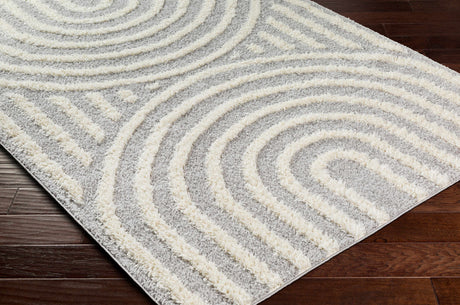 Arnel Gray & Beige Area Rug - Ornate Home