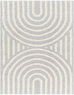 Arnel Gray & Beige Area Rug - Ornate Home