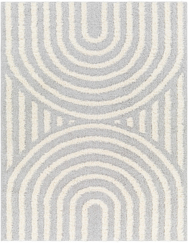 Arnel Gray & Beige Area Rug - Ornate Home